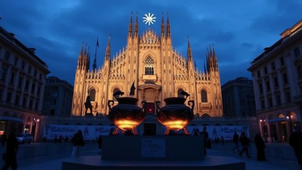 Leonardo da Vinci's legacy lights up Milan Cortina Olympics with two cauldrons