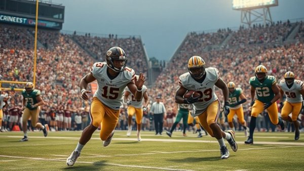 College Football Culture game intensity in championship match.