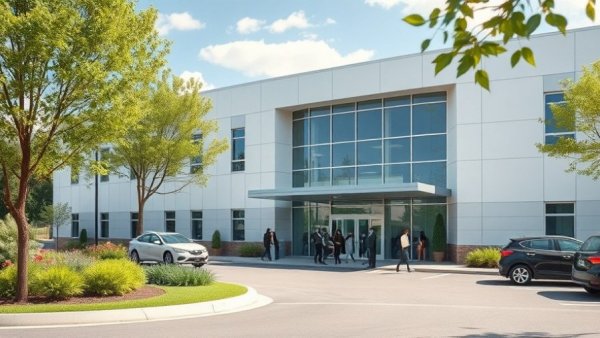 Modern healthcare facility in San Antonio healthcare expansion.