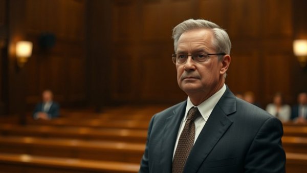 Serious man in courtroom related to Uvalde school shooting response.