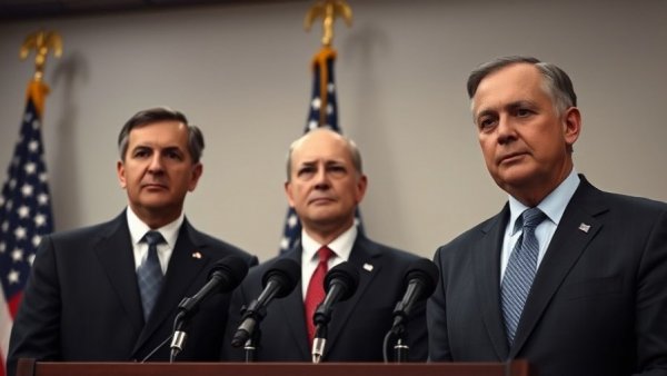 Officials at press conference, microphones, discussing Uvalde police accountability verdict.