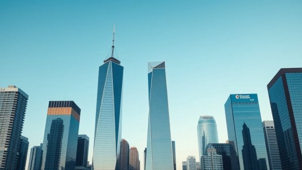 Austin city skyscrapers reflecting consumer sentiment.