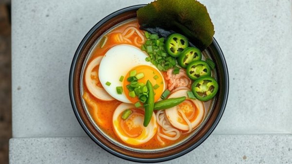 Delicious ramen dish showcasing San Antonio dining experience.
