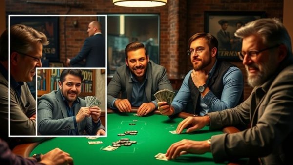 Dana White at poker table with humorous shrug after blackjack loss.