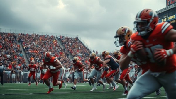 Kentucky vs Ole Miss game preview: intense football match scene.