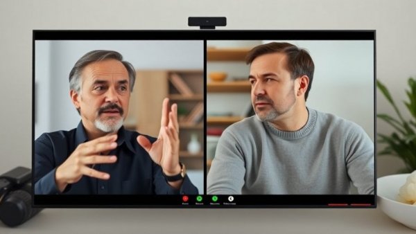 Split-screen video call discussing big mistakes in your 30s.
