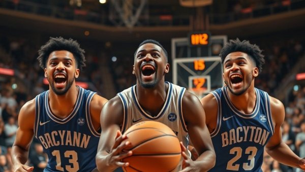 Exciting NBA game recap with players in action.