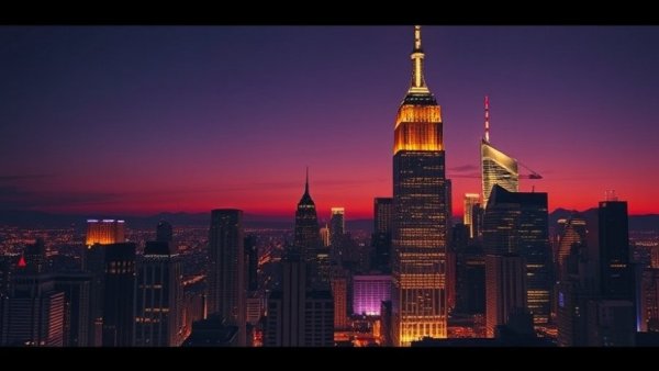 Vibrant city skyline at twilight, showcasing one of the most livable places in the US.