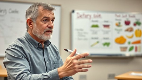 Middle-aged man discussing protein and glyphosate concerns.