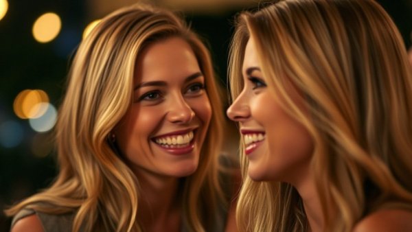 Rosé smiling warmly in a softly lit interview backdrop.