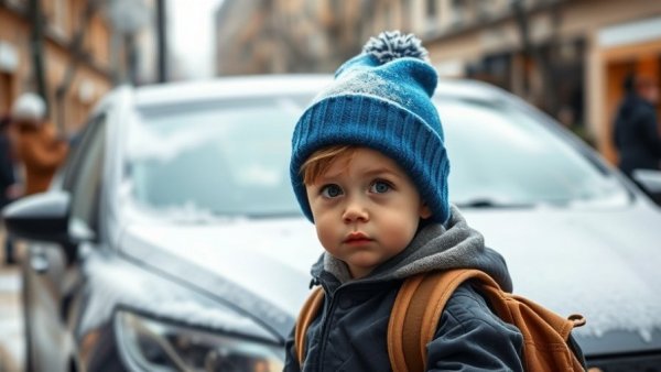 Judge halts deportation of Liam Conejo Ramos: concerned child in blue hat.