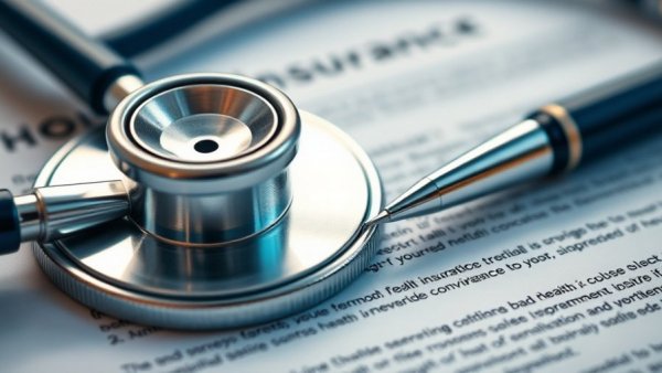 Health insurance form with stethoscope and pen, 2026 predictions.