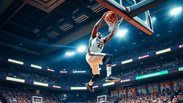 NBA's Top Plays of the Night featuring a dynamic dunk in an intense game.