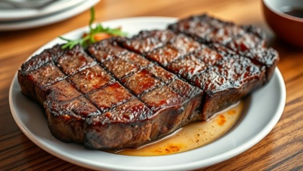 Savory steak in Dallas nightlife dining scene.