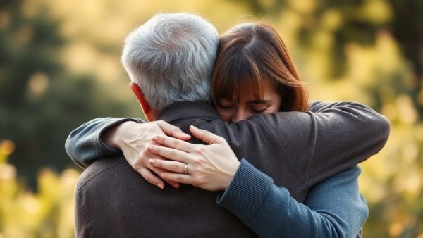 Emotional embrace during San Antonio school lockdown aftermath.