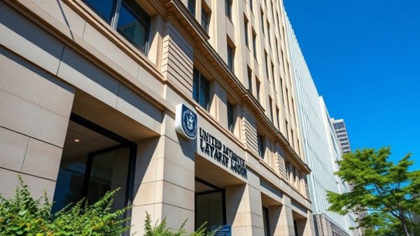 Brett Matsumoto Bureau of Labor Statistics office building exterior with sign.
