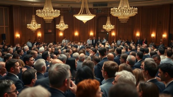 Political event attendees during Williamson County GOP meeting.