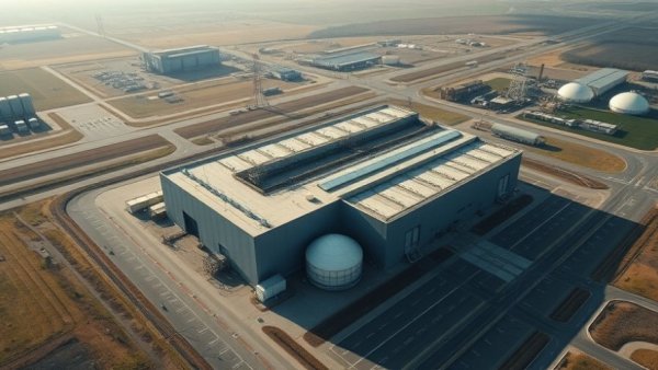 Aerial view of potential ICE detention facility in Hutchins near Dallas.