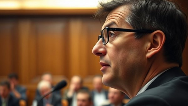 Focused speaker in formal setting discussing Restorative Justice Programs for Native Hawaiians.