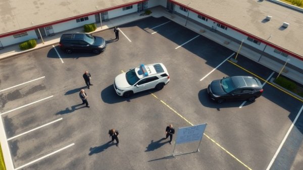 Harris County motel shooting investigation scene with police and detectives.