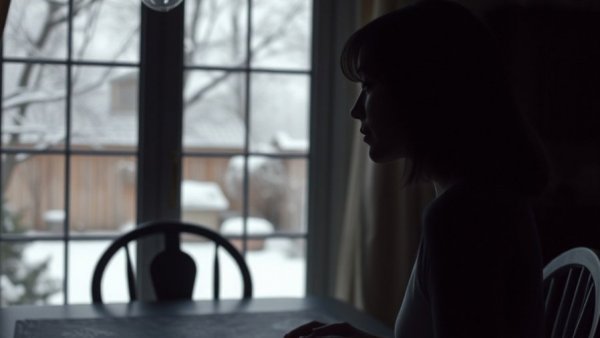 Silhouetted woman looking out the window, habeas corpus immigration detainees.