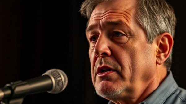 Middle-aged man discussing health benefits of eating eggs daily.