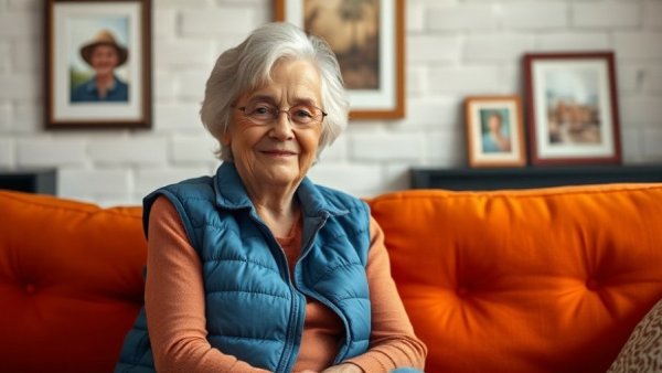 Savannah Guthrie mother missing poster with elderly woman smiling indoors.