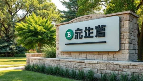 Sign of a corporation surrounded by trees and greenery, Dallas business news.