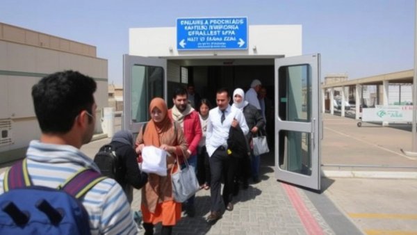 Medical evacuees from Gaza enter Egypt as the Rafah crossing reopens