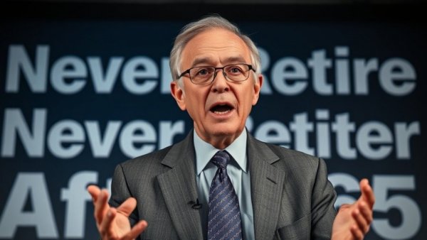 Elderly man discussing longevity secrets, dramatic scene, dark background.