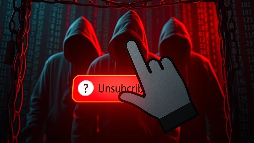 Unsubscribe links are a trap illustration with bear trap graphic.