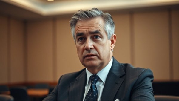 Man discussing gun laws in America during meeting.