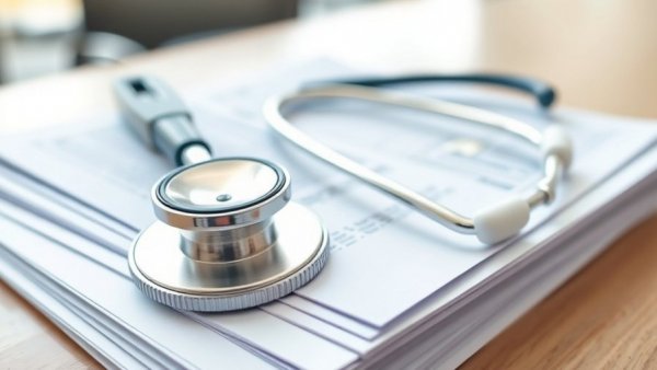 Stethoscope on documents related to Medicare Advantage prior authorization.