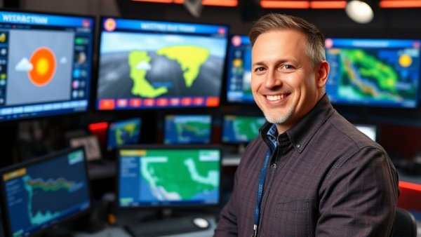 San Antonio weather news presented by meteorologist in vibrant studio.