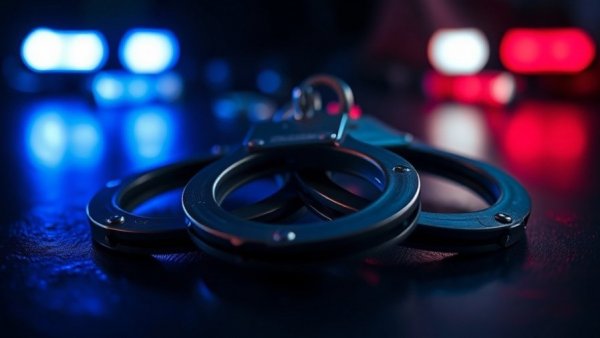 Close-up of handcuffs symbolizing Kerrville kidnapping incident.