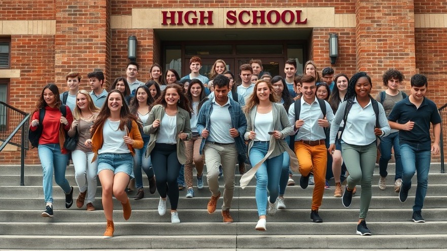 Texas Education Agency warnings on student protests: students with signs at school.