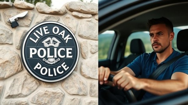 Live Oak Police and doxxing case suspect in vehicle