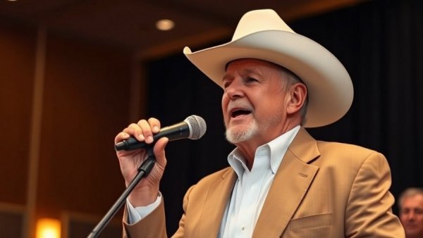 Texas Agriculture Commissioner Race candidate speaking at an event