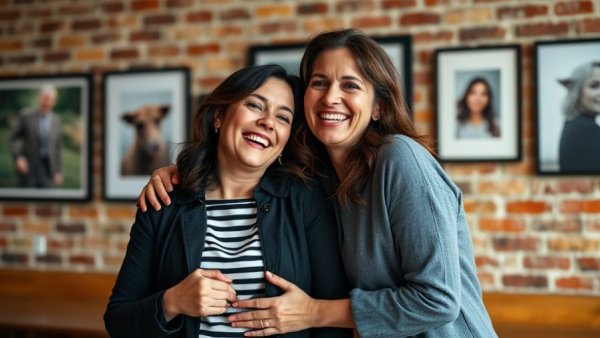 Two women smiling warmly, relevant to Nancy Guthrie disappearance news.
