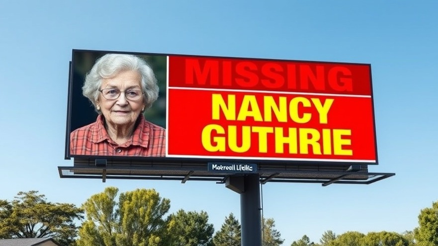 US news articles: News segment discussing Nancy Guthrie case.