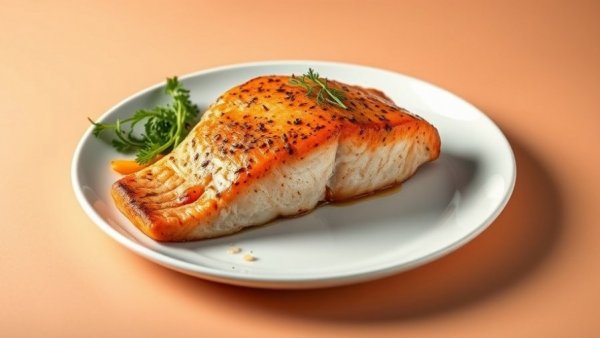 Salmon dish promoting healthy aging nutrition benefits.