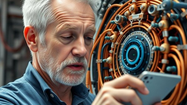 AI Advances Quantum Research with presenter and quantum computer