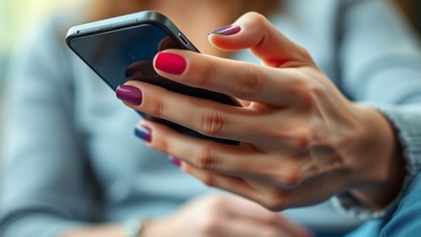 Close-up hands with smartphone, Texas politics news