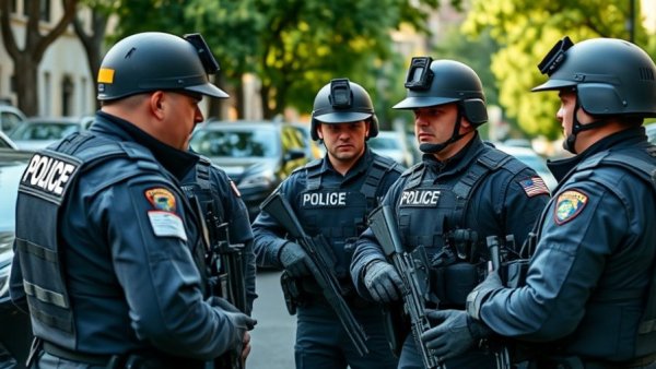 ICE officers interacting in urban Texas under SB 8 context