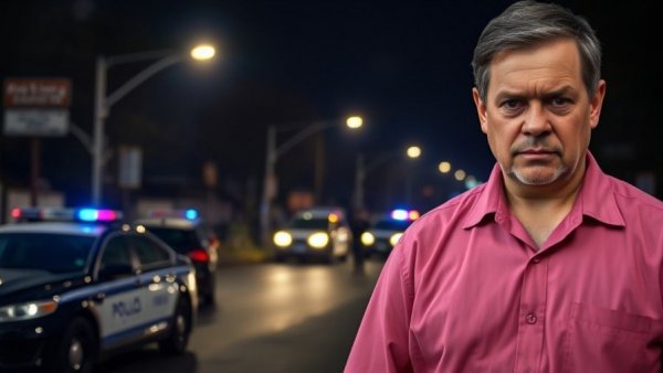 Dallas news on kidnapping: mugshot and nighttime police arrest.