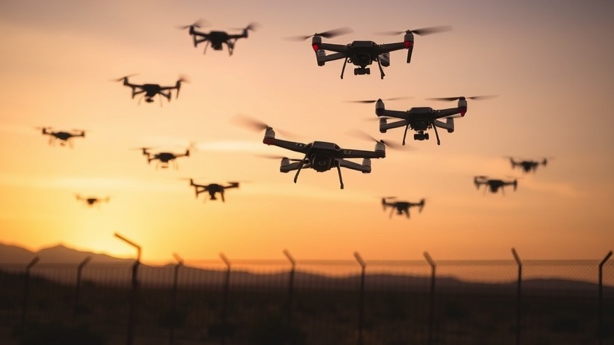Aerial view of El Paso airport with runways and desert landscape, highlighting El Paso airspace closure.