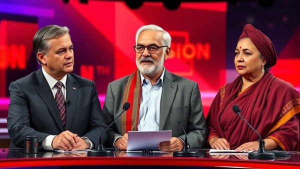 Breaking news composite with three figures on Fox News.