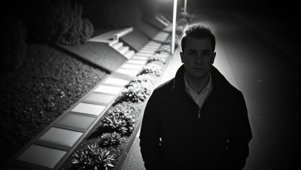 Grainy image of person in jacket captured in surveillance footage, Nancy Guthrie investigation.