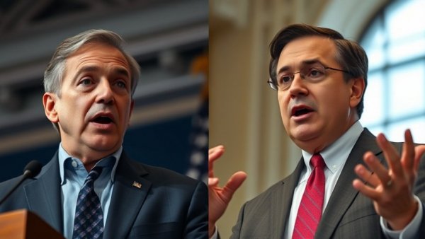 Trump Environmental Announcement live debate with two politicians.