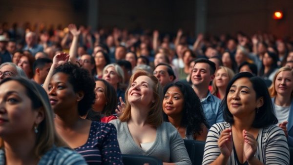 Diverse audience at Texas Senate primary rally supporting candidate.